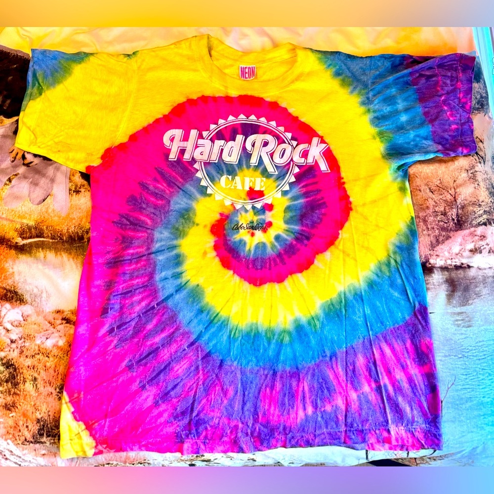 Vintage Tie-Dyed Hard Rock Cafe T-Shirt